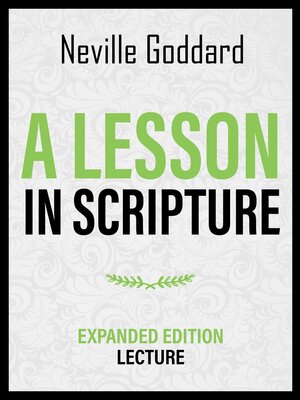 cover image of A Lesson In Scripture--Expanded Edition Lecture